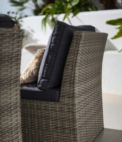 Dehner Geflecht-Lounge Rom, 4-teilig -Optimal Gartenmöbel Geschäft 4407334 WE DE 002 DehnerGeflechtLoungeRomNEU