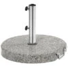 Dehner Granit-Schirmständer, 30 Kg -Optimal Gartenmöbel Geschäft 4409983 WE FS 001 SchirmstaenderRund