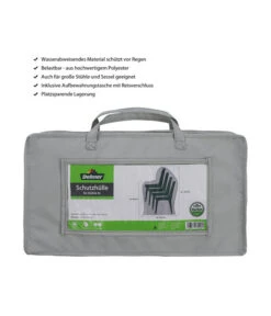 Dehner Abdeckhaube XL Für Stühle, 70x120x100 Cm, Grau -Optimal Gartenmöbel Geschäft 4411013 WE IG 001 ADHFUERSTUEHLEXL