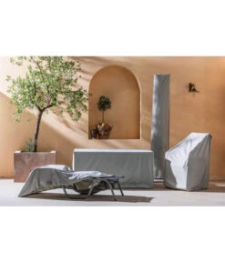 Dehner Abdeckhaube Für Liegen, 75x40x210 Cm, Grau -Optimal Gartenmöbel Geschäft 4414967 WE MO 002 Abdeckhauben