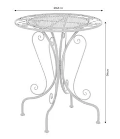 Dehner Tisch Luca, Ca Ø60/H70 Cm -Optimal Gartenmöbel Geschäft 4416517 4417606 6665962 WE BG 001 TischLuca