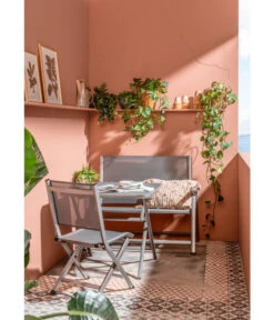 Dehner Klapptisch Chicago, Eckig -Optimal Gartenmöbel Geschäft 4422382 6701544 6701783 WE MO 001 BalkongruppeChicago