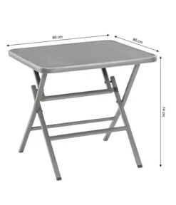 Dehner Klapptisch Chicago, Eckig -Optimal Gartenmöbel Geschäft 4422382 WE BG 001 DehnerKlapptischChicagoeckig80x80cmNEU