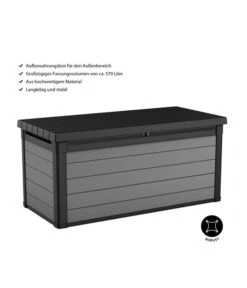 Keter Aufbewahrungsbox Premier, 570L -Optimal Gartenmöbel Geschäft 4422572 WE IG 001 AufbewahrungsboxPremier