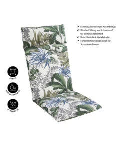 Madison Hochlehnerpolster Maui, Ca. B120/H5/T50 Cm -Optimal Gartenmöbel Geschäft 4433777 WE IG 001 SesselpolsterMaui