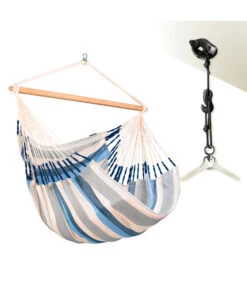 La Siesta Hängestuhl Kingsize Domingo -Optimal Gartenmöbel Geschäft 4441093 WE FS 003 HAENGESTUHL DOMINGO SEA