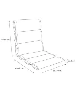 KETTtex Niederlehnerpolster Kiruna, Ca. B103/H3/T50 Cm -Optimal Gartenmöbel Geschäft 4448999 WE FS 004 Kiruna