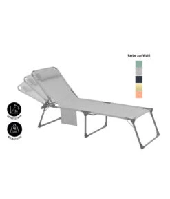 Dehner Gartenliege Mallorca, Ca. B71/H106/T227 Cm -Optimal Gartenmöbel Geschäft 4498176 WE IG 001 DehnerGartenliegeMallorca