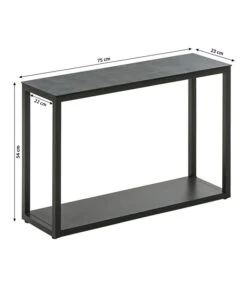 Dehner Beistelltisch Amsterdam, Ca. B75/H54/T23 Cm -Optimal Gartenmöbel Geschäft 4498598 WE BG 001 DehnerBeistelltischAmsterdam