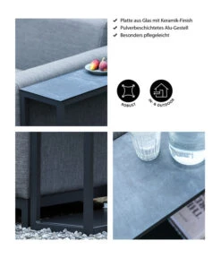 Dehner Beistelltisch Amsterdam, Ca. B75/H54/T23 Cm -Optimal Gartenmöbel Geschäft 4498598 WE IG 001 BeistelltischAmsterdam