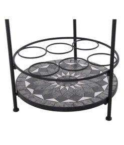 Siena Garden Mosaikbeistelltisch Como, Ca. Ø41/H74 Cm -Optimal Gartenmöbel Geschäft 4498788 WE DE 002 BeistelltischComo42cm