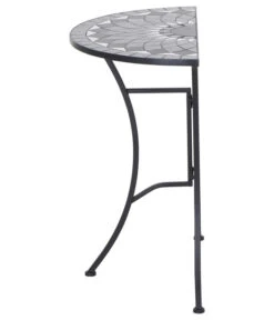 Siena Garden Mosaiktisch Como Halbrund, Ca. B35/H71/T70 Cm -Optimal Gartenmöbel Geschäft 4498796 WE FS 003 TischComoH71cm