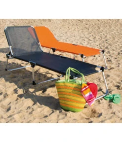 Siena Garden Dreibeinliege XXL, Ca. B69,5/H86/T209 Cm -Optimal Gartenmöbel Geschäft 5068853 WE MO 001 SienaGardenDreibeinleigeXXLSchwarz