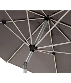 Schneider Classics Sonnenschirm Venedig, Rund, Ca. Ø270 Cm -Optimal Gartenmöbel Geschäft 5112057 BildD 002 SchneiderSonnenschirmVenedigSchirmVenedig270Grau