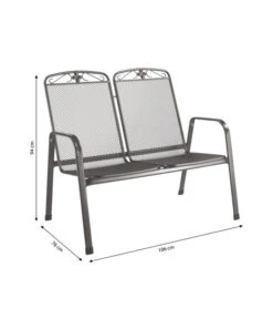 MWH Metall-Bank Savoy, 2-Sitzer -Optimal Gartenmöbel Geschäft 5312871 WE BG 001 MwhMetallBankSavoy2SitzerMetallBankSavoy2Sitzer2