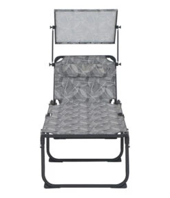 Siena Garden Campingliege Natura, Grau, Ca. B69/H43/T200 Cm -Optimal Gartenmöbel Geschäft 6602981 WE FS 004 CampingliegeNatura