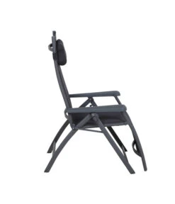 Siena Garden Camping Relaxstuhl XL Premium, Anthrazit -Optimal Gartenmöbel Geschäft 6603039 WE FS 002 SienaGardenCampingRelaxstuhlPremiumXLAnthrazit