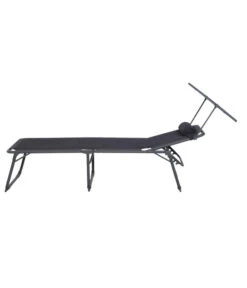 Siena Garden Campingliege Premium, Anthrazit, Ca. B69/H43/T200 Cm -Optimal Gartenmöbel Geschäft 6603047 WE FS 004 SienaGardenCampingliegePremiumAnthrazit