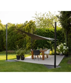 Nesling Sonnensegel Coolfit, Quadratisch, Ca. B500/T500 Cm -Optimal Gartenmöbel Geschäft 6605901 WE MO 002 NeslingSonnensegelCoolfit500x500Grau