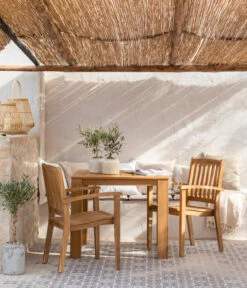 Dehner Teaktisch Havanna, Ca. B90/H75/T90 Cm -Optimal Gartenmöbel Geschäft 6657415 WE MO 001 GruppeHavanna