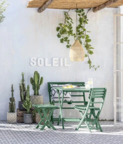 Dehner Klapphocker Stavanger, Ca. B45/H45/T42,6 Cm -Optimal Gartenmöbel Geschäft 6666440 WE MO 001 KlappstuhlStavangerGruen 1