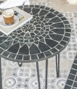 Dehner Mosaiktisch Madeleine, Ca. Ø60/H60 Cm -Optimal Gartenmöbel Geschäft 6666531 WE DE 001 DehnerMosaiktischMadeleineD60cm