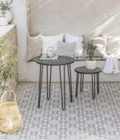 Dehner Mosaiktisch Madeleine, Ca. Ø60/H60 Cm -Optimal Gartenmöbel Geschäft 6666531 WE MO 003 DehnerMosaiktischMadeleineD60cm