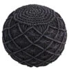 Dehner Pouf Sanna, Ca. Ø40/H40 Cm -Optimal Gartenmöbel Geschäft 6667851 WE FS 001 PoufSannaAnthrazit40cm