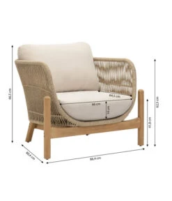 Dehner Sessel Portofino -Optimal Gartenmöbel Geschäft 6669774 WE BG 001 DehnerSesselPortofino