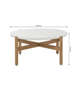 Dehner Tisch Portofino, Ca. Ø80/H37,8 Cm -Optimal Gartenmöbel Geschäft 6670681 WE BG 001 DehnerTischPortofinoGross