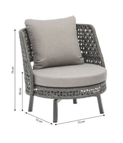 Dehner Balkonset Nizza, 3-teilig -Optimal Gartenmöbel Geschäft 6670962 WE BG 001 DehnerBalkonsetNizzaSessel