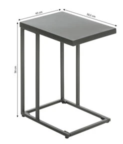 Dehner Beistelltisch Noah, Ca. B43/H56/T30,5 Cm -Optimal Gartenmöbel Geschäft 6701643 WE BG 001 BeistelltischNoah