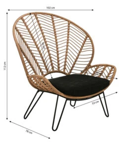 Dehner Geflechtsessel Venezia -Optimal Gartenmöbel Geschäft 6701650 WE BG 001 GeflechtsesselVenezia