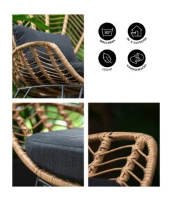 Dehner Geflechtsessel Venezia -Optimal Gartenmöbel Geschäft 6701650 WE IG FS 001 DehnerGeflechtsesselVenezia