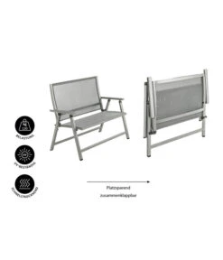 Dehner Klappbank Chicago, 2-Sitzer -Optimal Gartenmöbel Geschäft 6701783 WE IG 001 KLAPPBANKCHICAGO
