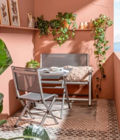 Dehner Klappbank Chicago, 2-Sitzer -Optimal Gartenmöbel Geschäft 6701783 WE MO 001 BalkongruppeChicago