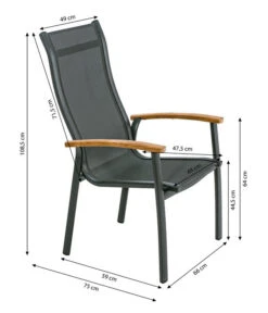 Dehner Stapelstuhl Chicago Wood -Optimal Gartenmöbel Geschäft 6701866 WE BG 001 StapelstuhlChicagoWoodNEU