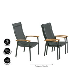 Dehner Stapelstuhl Chicago Wood -Optimal Gartenmöbel Geschäft 6701866 WE IG 001 STAPELSTUHLCHICAGOWOOD