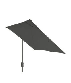 Dehner Balkonschirm Chios, Rechteckig, Ca. B210/T130 Cm -Optimal Gartenmöbel Geschäft 6703243 WE FS 003 BalkonschirmChiosDunkelgrauNeu
