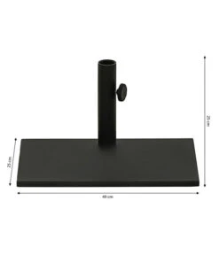 Dehner Balkonschirmständer, 20 Kg 7 Dehner Balkonschirmständer, 20 Kg -Optimal Gartenmöbel Geschäft 6703573 WE BG 001 Balkonschirmstaender