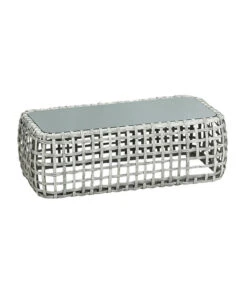 Dehner Flechtlounge Bali, 4-teilig -Optimal Gartenmöbel Geschäft 6705305 WE FS 003 LoungeBaliTischFinal