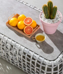 Dehner Flechtlounge Bali, 4-teilig -Optimal Gartenmöbel Geschäft 6705305 WE MO 002 LoungeBaliFinal