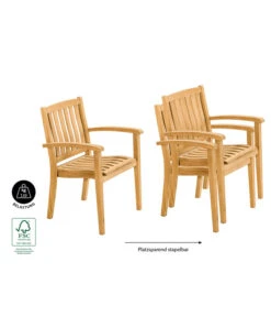 Dehner Stapelsessel Havanna -Optimal Gartenmöbel Geschäft 6708309 WE IG 001 StapelstuhlHavanna