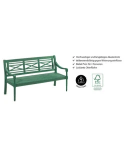 Dehner Gartenbank Emma, 3-Sitzer -Optimal Gartenmöbel Geschäft 6708473 WE IG 001 BankEmma3er