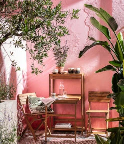 Dehner Balkonset Neapel, 3-teilig -Optimal Gartenmöbel Geschäft 6712368 WE MO 001 DehnerBalkonsetNeapelNaturNEU