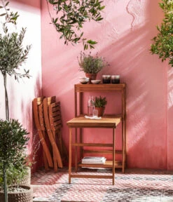 Dehner Balkonset Neapel, 3-teilig -Optimal Gartenmöbel Geschäft 6712368 WE MO 003 DehnerBalkonsetNeapelNaturNEU