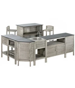 Dehner Barstuhl Southampton 11 Dehner Barstuhl Southampton -Optimal Gartenmöbel Geschäft 6713390 WE FS 003 BarSouthamptonGrauNeu