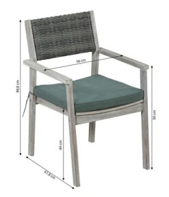 Dehner Stapelstuhl Stockholm -Optimal Gartenmöbel Geschäft 6713820 WE BG 001 StapelstuhlStockholm