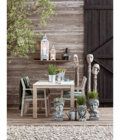 Dehner Tisch Stockholm, Ca. B170/H76/T92,5 Cm -Optimal Gartenmöbel Geschäft 6714695 6713820 WE MO 002 Landhausgarten