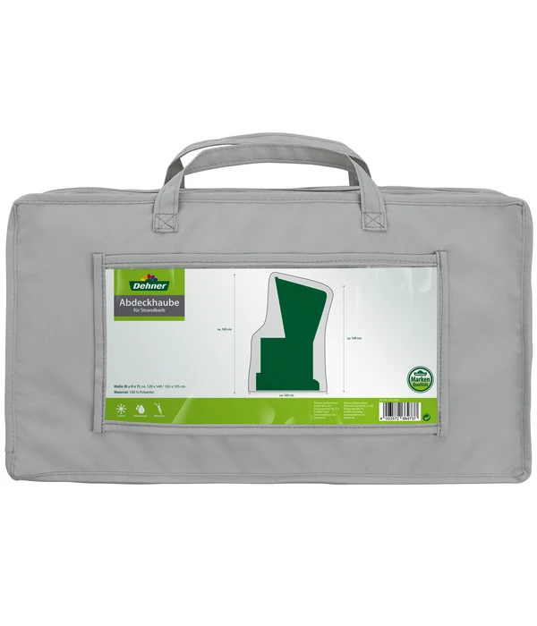 Dehner Abdeckhaube Für Strandkorb, B128/H140-165/T105 Cm 3 Dehner Abdeckhaube Für Strandkorb, B128/H140-165/T105 Cm